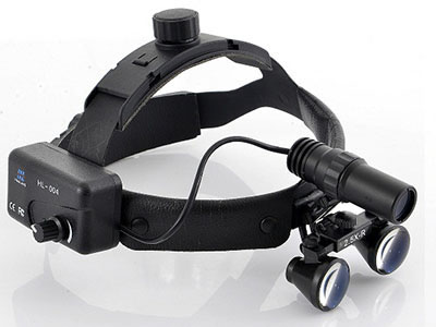 HL-004- 2.5X LED Wireless Surgical Loupe LED Headlight 