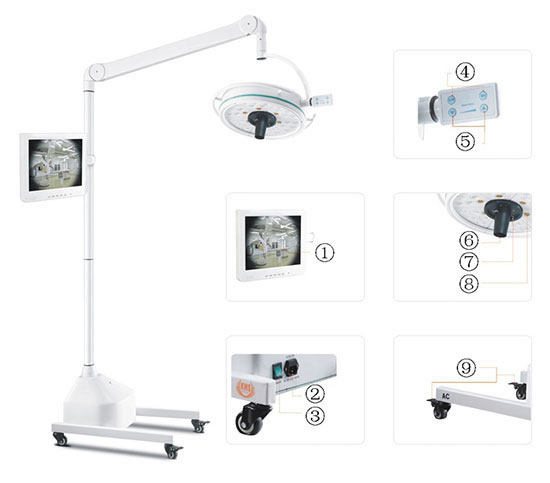 Floor Stand LED Surgical Light